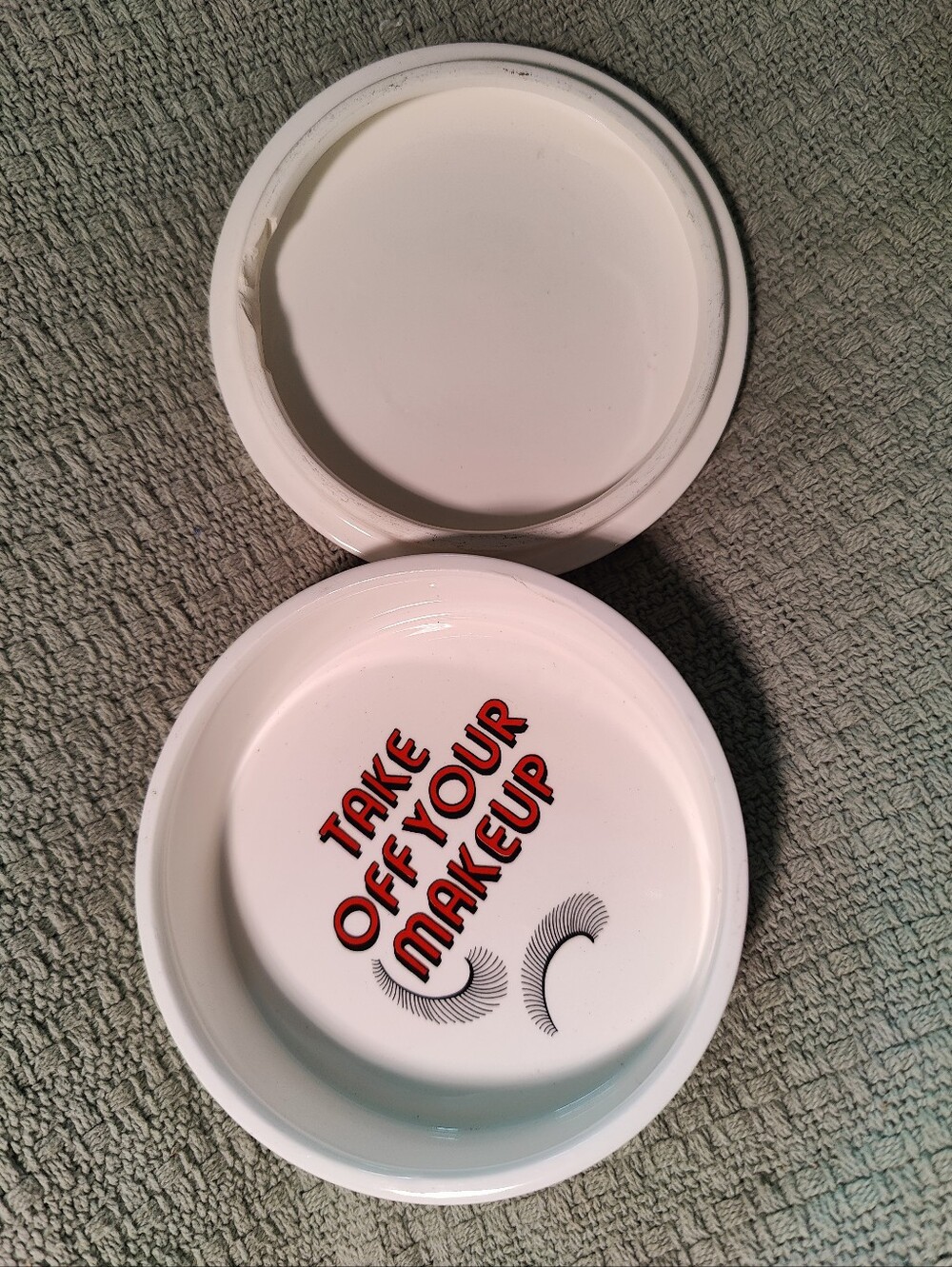 Ultra Rare Vintage 1978 Fitz & Floyd The Party’s Over Trinket Box Japan Ceramic - Picture 2 of 4